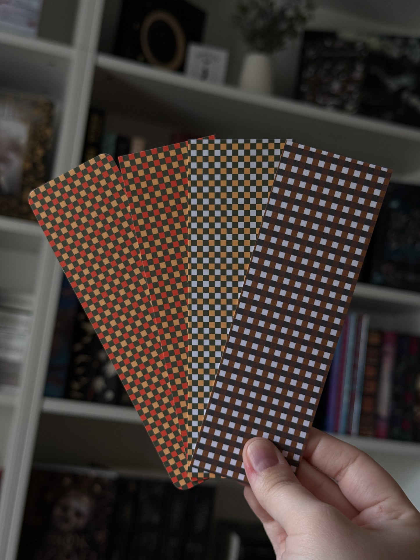 Augtober Plaid Bookmark