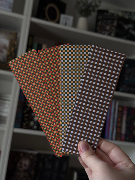 Augtober Plaid Bookmark