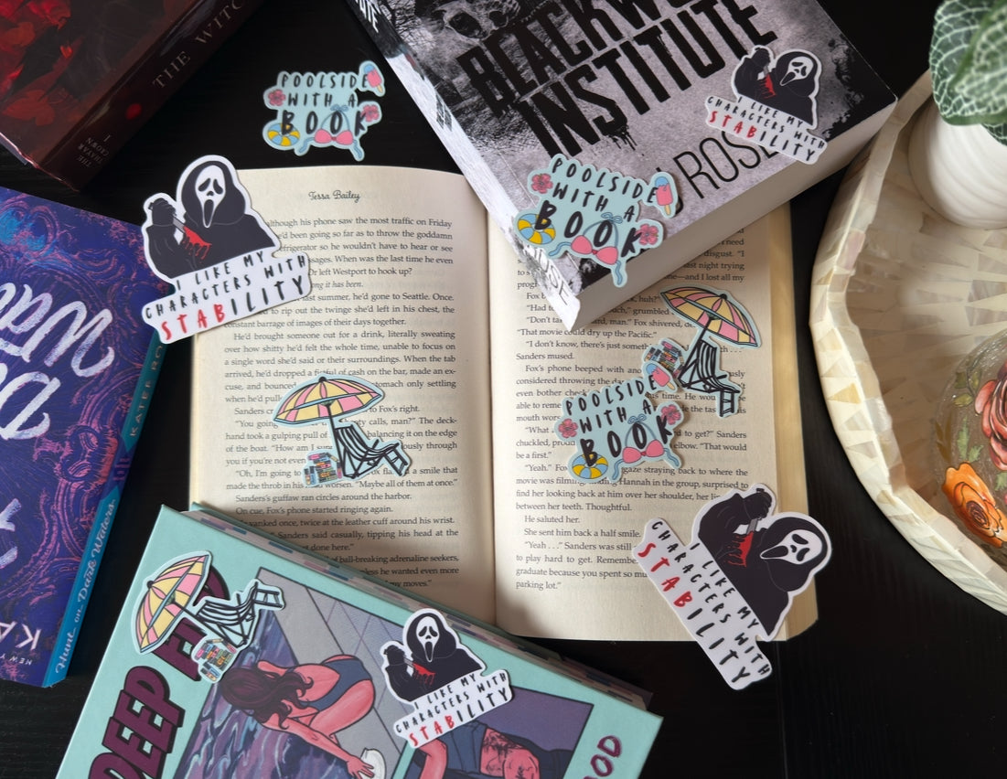 POOLSIDE Magnetic Bookmark
