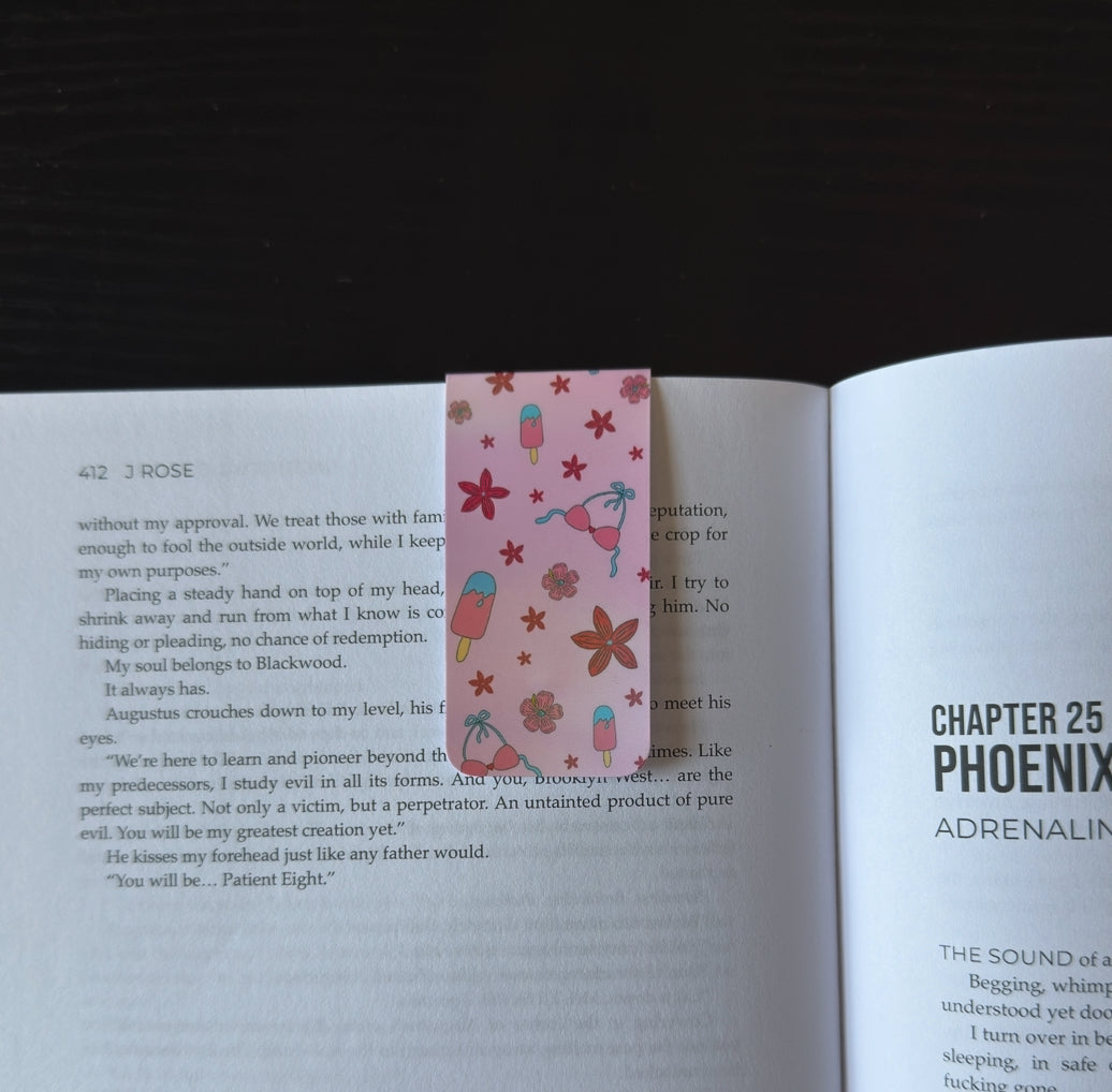 POOLSIDE Holographic Magnetic Bookmark