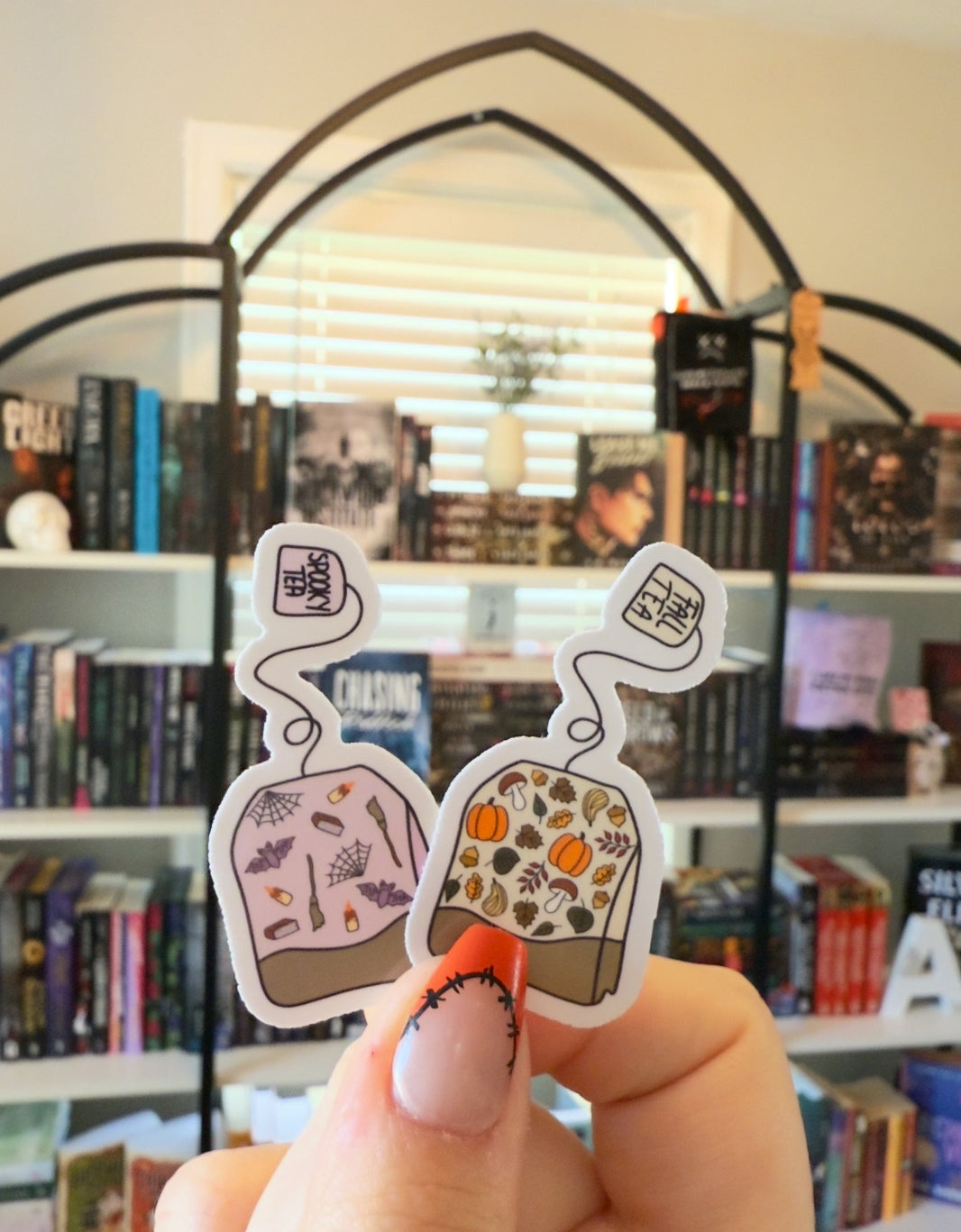Falling Tea Sticker