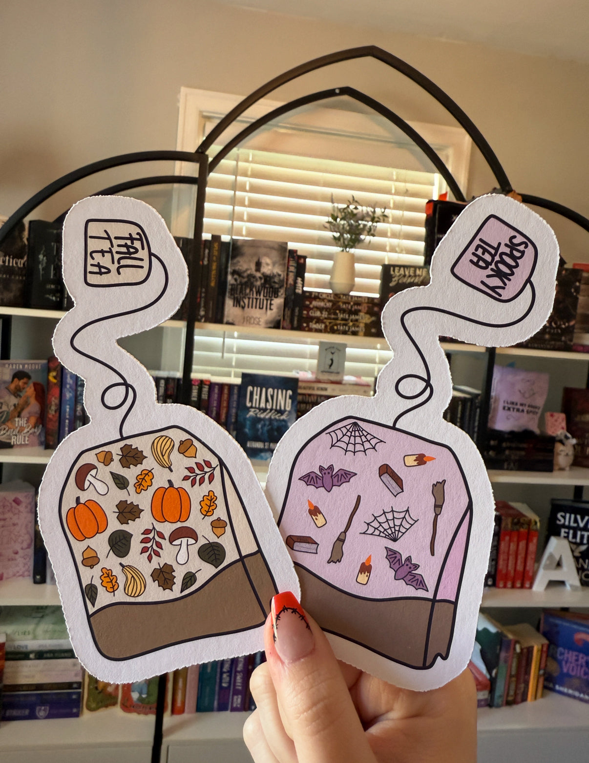 Fall Tea Bookmark