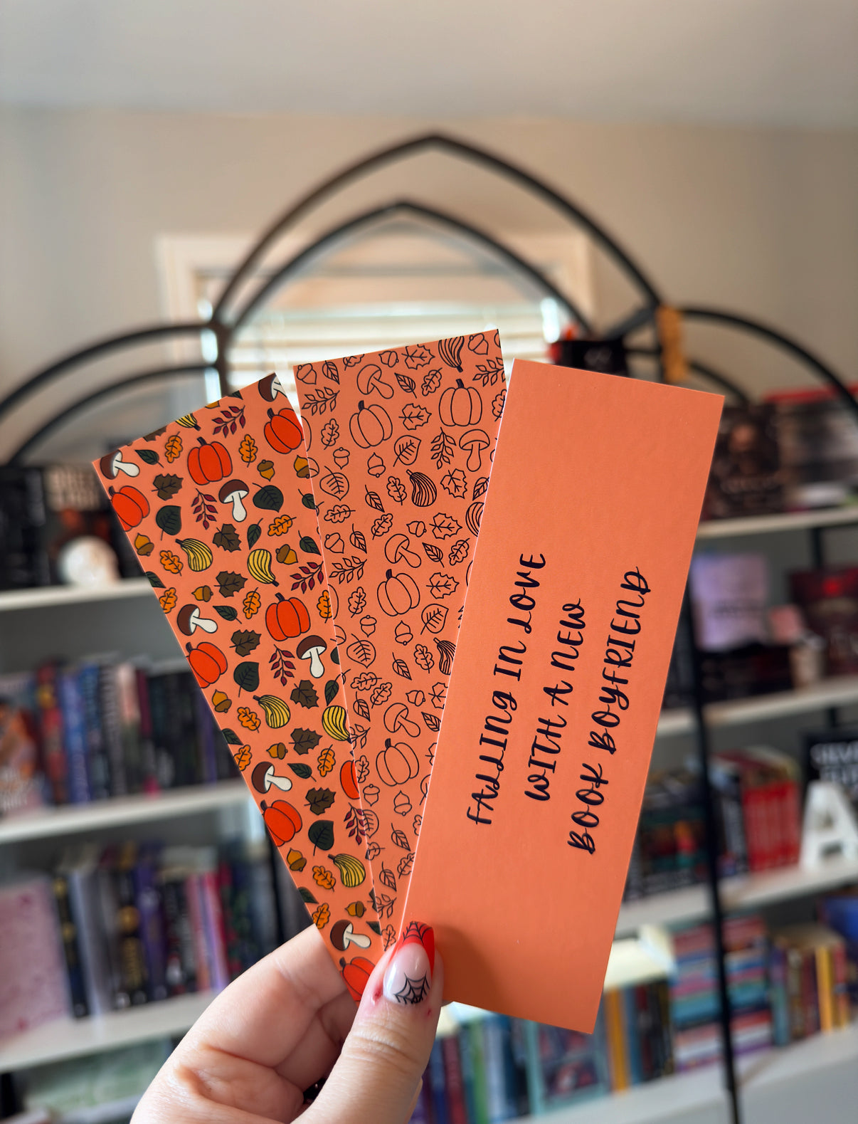 Falling for a Book BF Bookmark