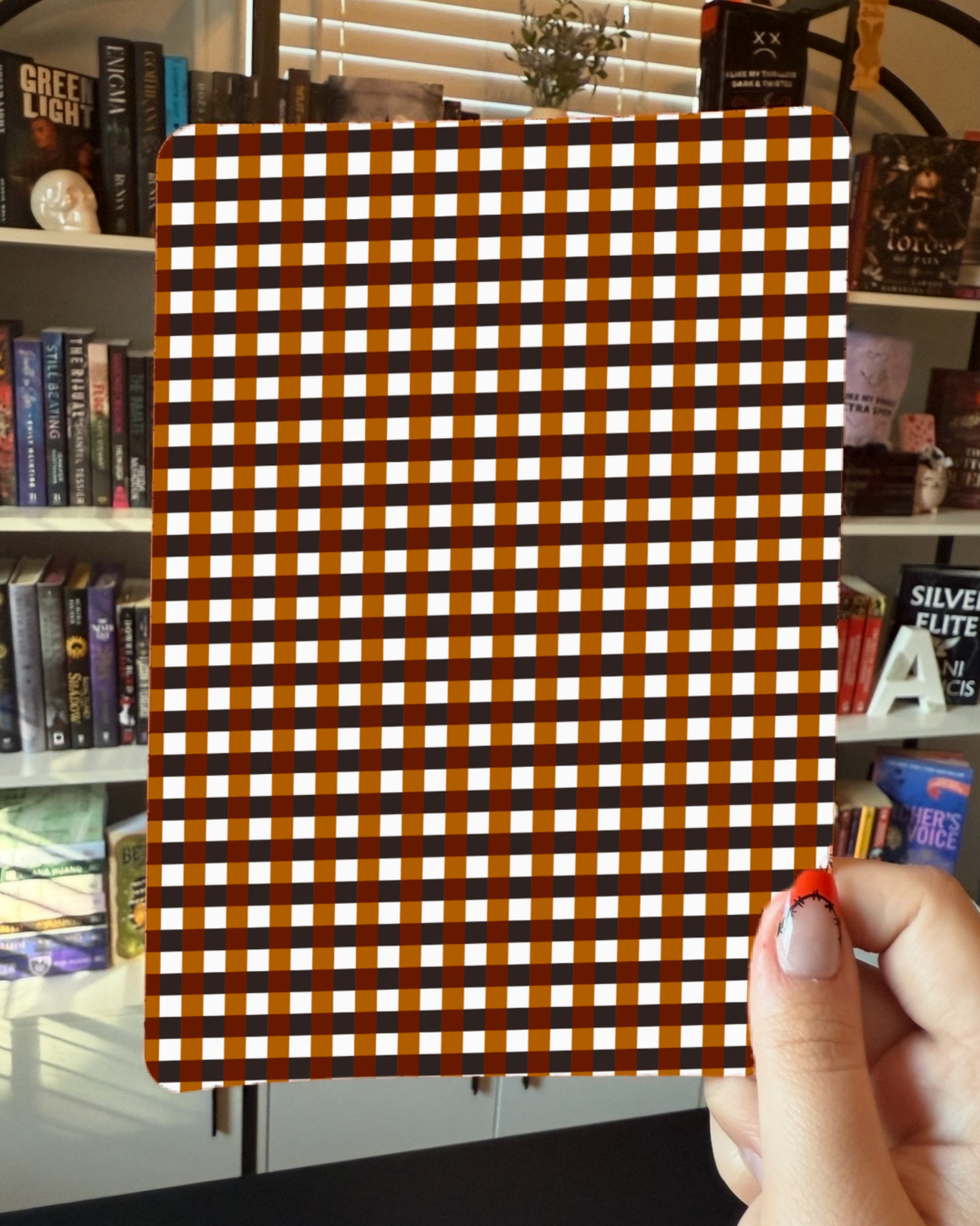 Augtober Plaid Kindle Insert